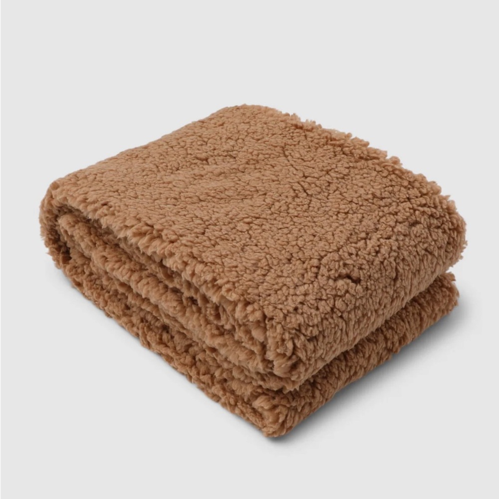 Aldo Warm Brown Sherpa Wrap